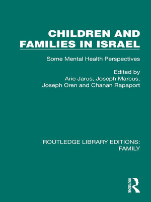 cover image of Children and Families in Israel